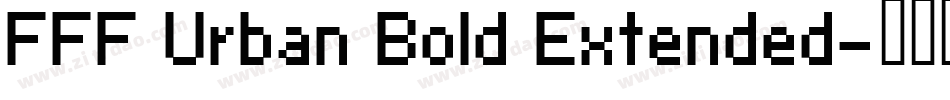 FFF Urban Bold Extended字体转换